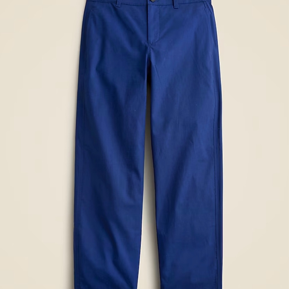 J. Crew barrel-leg pant in cotton blend